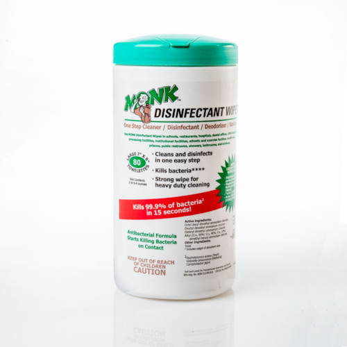 monk disinfectant wipes