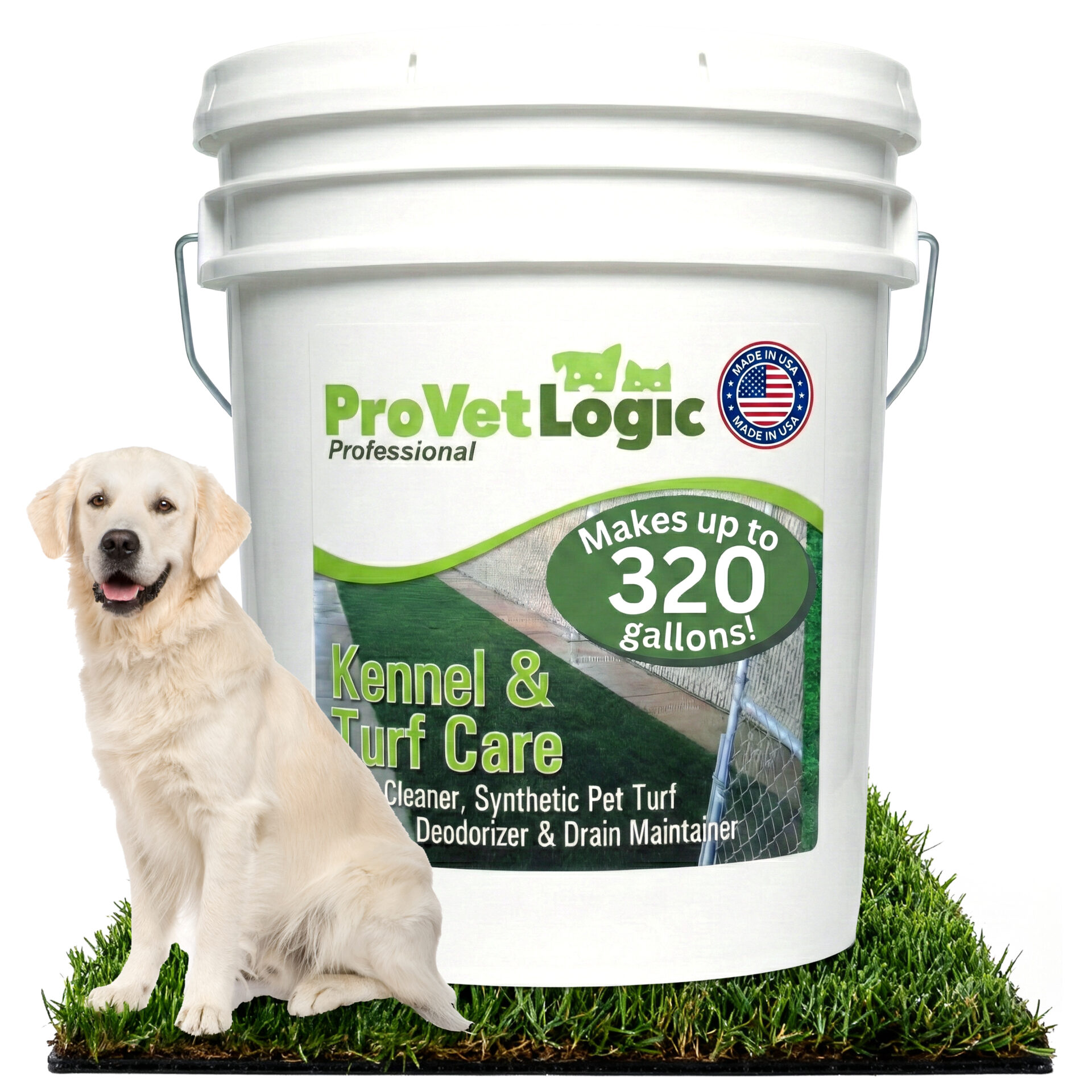 ProVetLogic Kennel and Turf Care Cleaner, Deodorizer - 5 Gallons
