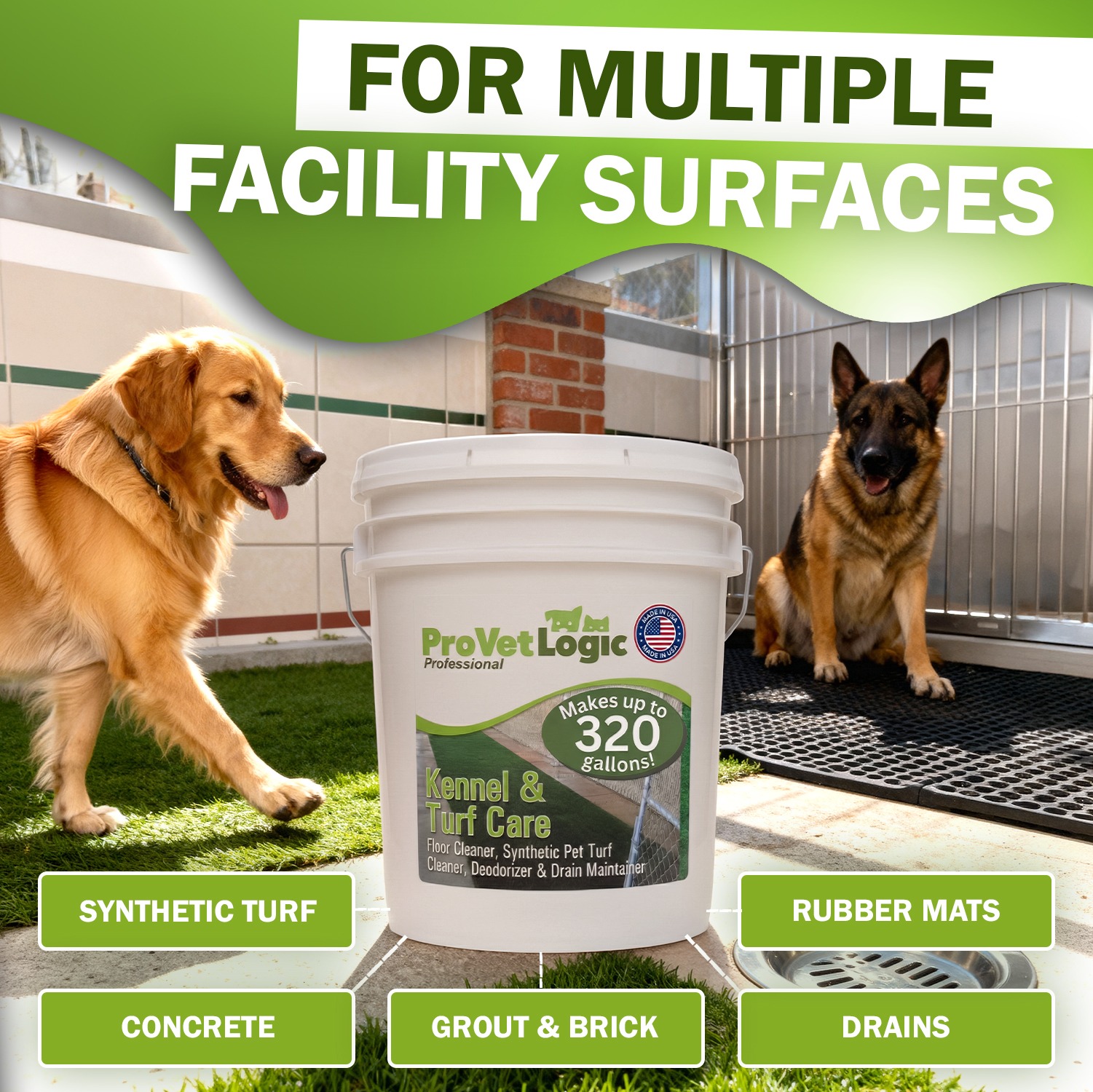 ProVetLogic Kennel and Turf Care Cleaner, Deodorizer - 5 Gallons - Image 5