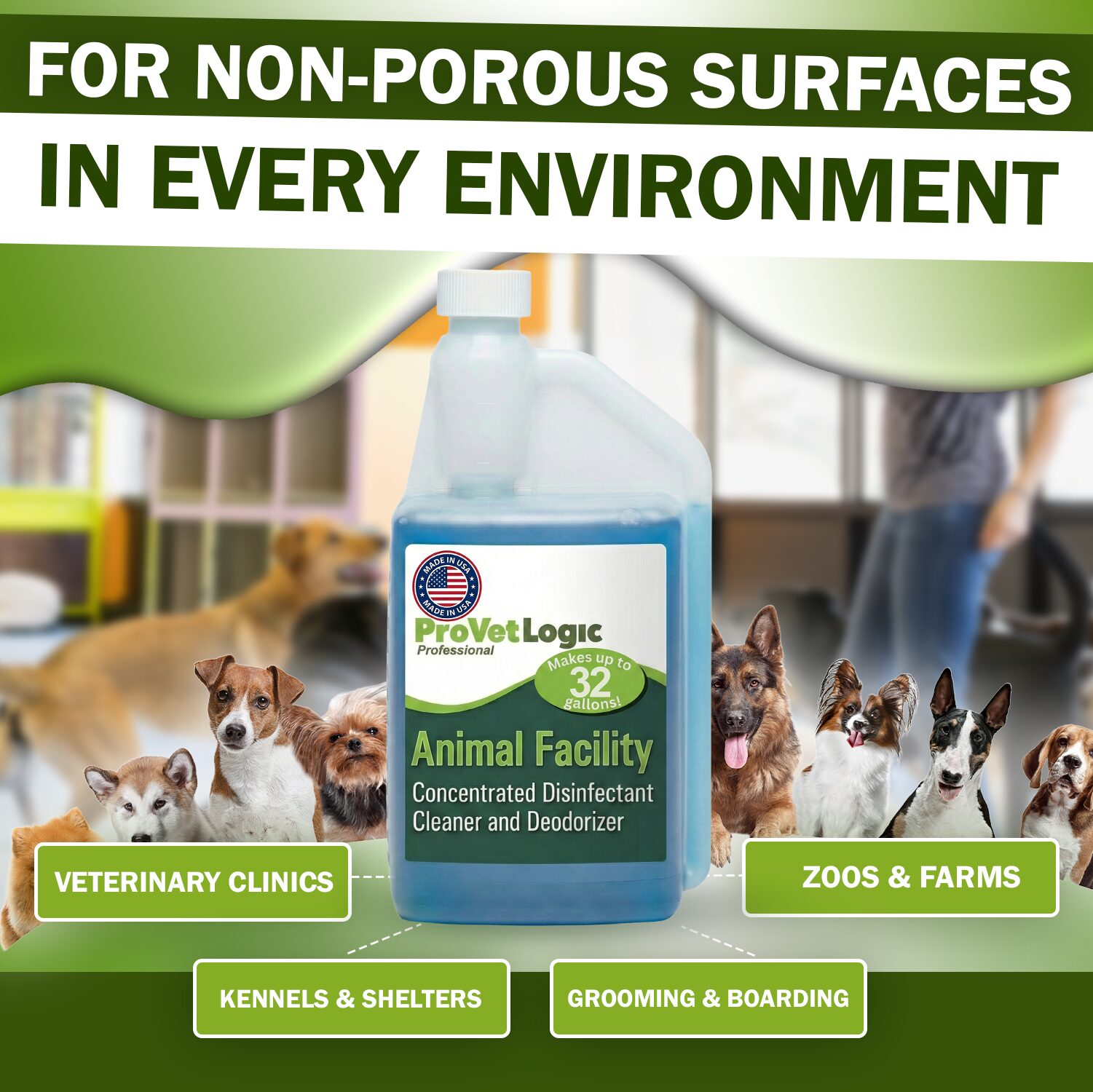 Concentrated disinfectant cleaner from Bluegrass Janitorial in Lexington, Kentucky