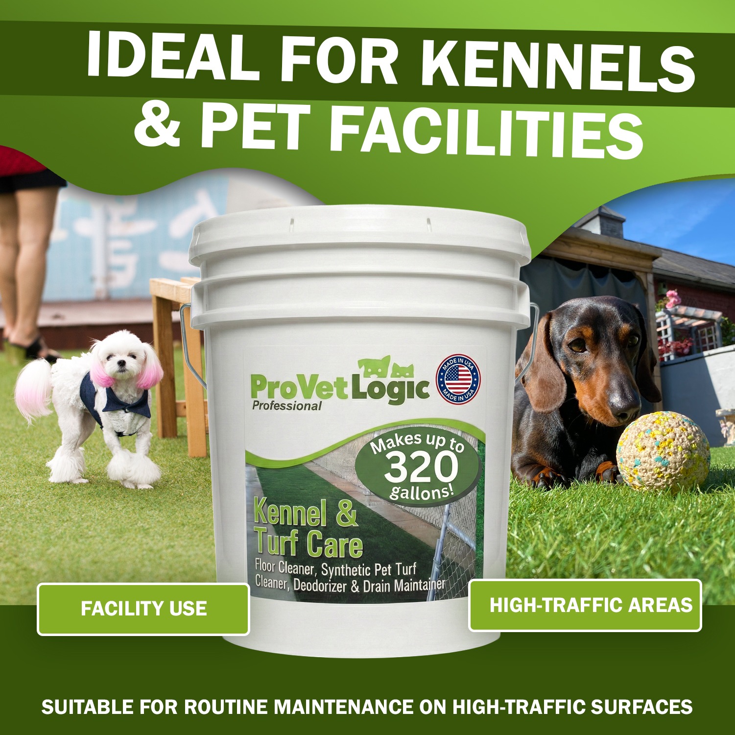 ProVetLogic Kennel and Turf Care Cleaner, Deodorizer - 5 Gallons - Image 7