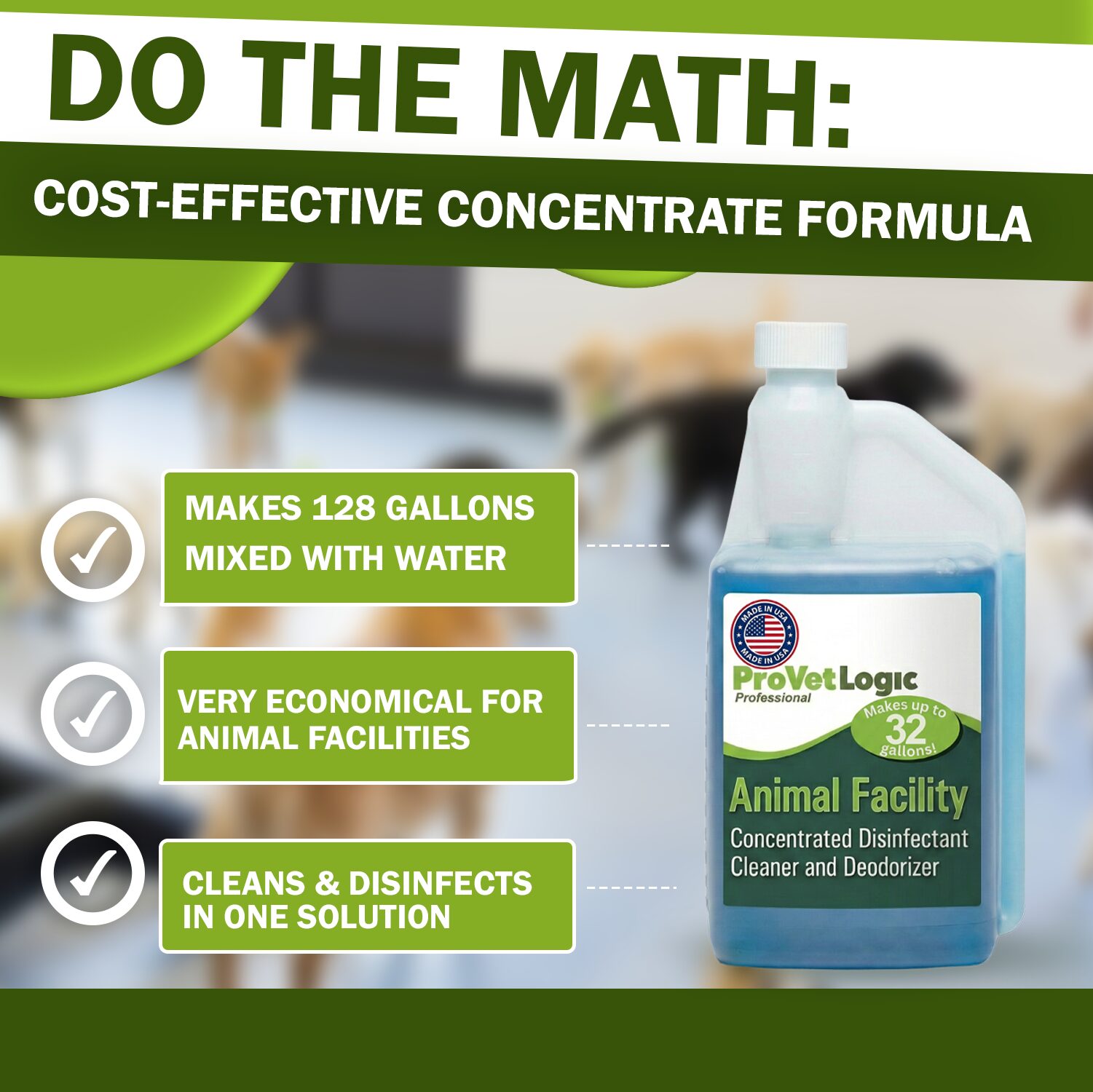 Concentrated disinfectant cleaner from Bluegrass Janitorial in Lexington, Kentucky