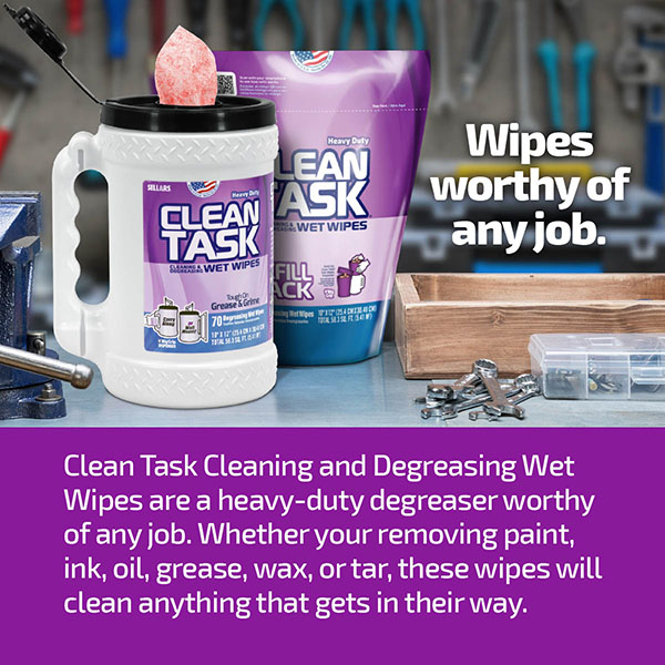 Cleaning and degreasing wet wipes heavy duty degreaser