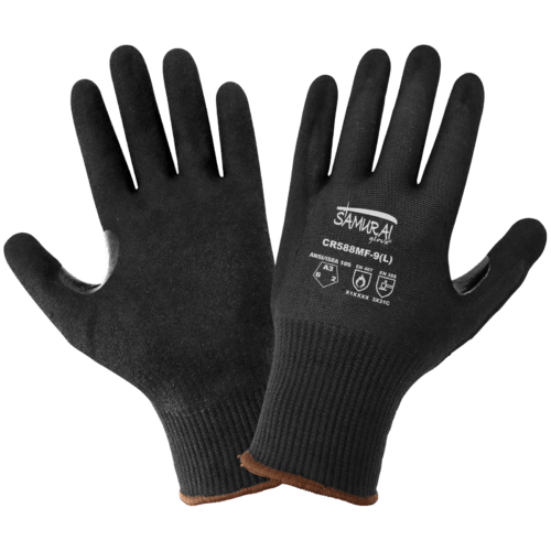 nitrile-coated gloves