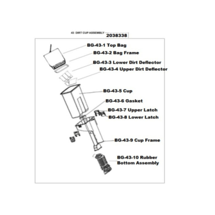 Bissell Economy 12″ Commercial Upright Vacuum