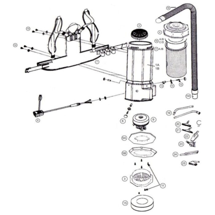 Bissell Advance Filtration 6-Quart Backpack Vacuum