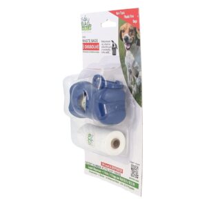 Poop Bag Dispenser with 2 Rolls (20 Bags) – Durable, Leak-Proof Waste Bags for Dogs, Perfect for Walks