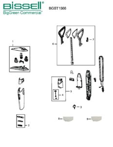 BISSELL PowerSteamer Steam Mop for Tile