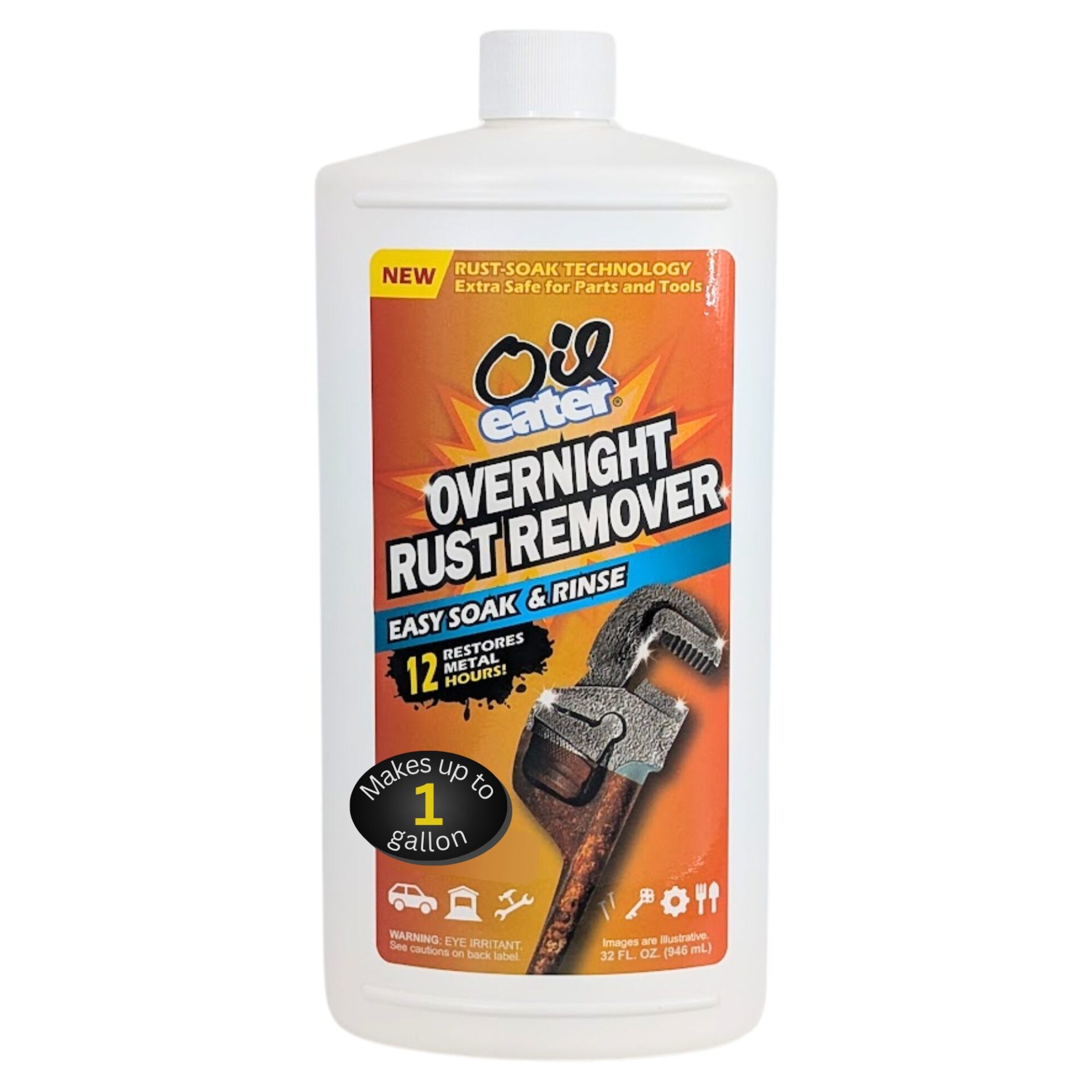 Oil Eater Overnight Rust Soak (32 oz)