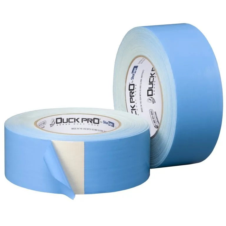 DF 545 Duck Pro by Shurtape Professional Grade Premium Double-Coated Cloth Tape – Blue 48 mm × 33 m