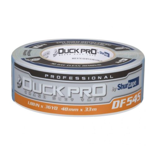 DF 545 Duck Pro by Shurtape Professional Grade Premium Double-Coated Cloth Tape – Blue 48 mm × 33 m