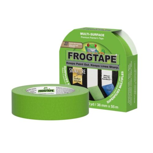 FrogTape brand Painter’s Tape – Multi-Surface – Green 24 mm × 55 m
