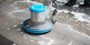 Commercial janitorial cleaning machine by Bluegrass Janitorial, Lexington, Kentucky