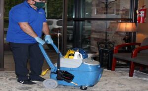 Commercial janitorial cleaning machine by Bluegrass Janitorial, Lexington, Kentucky