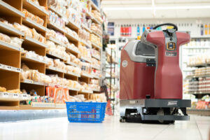 Minuteman Ride On Floor Scrubber - Bluegrass Janitorial in Lexington, Kentucky