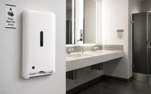 Do touchless soap dispensers improve hygiene? Compare manual vs automatic systems and shop commercial soap and restroom supplies from Kentucky Cleaning Solutions.