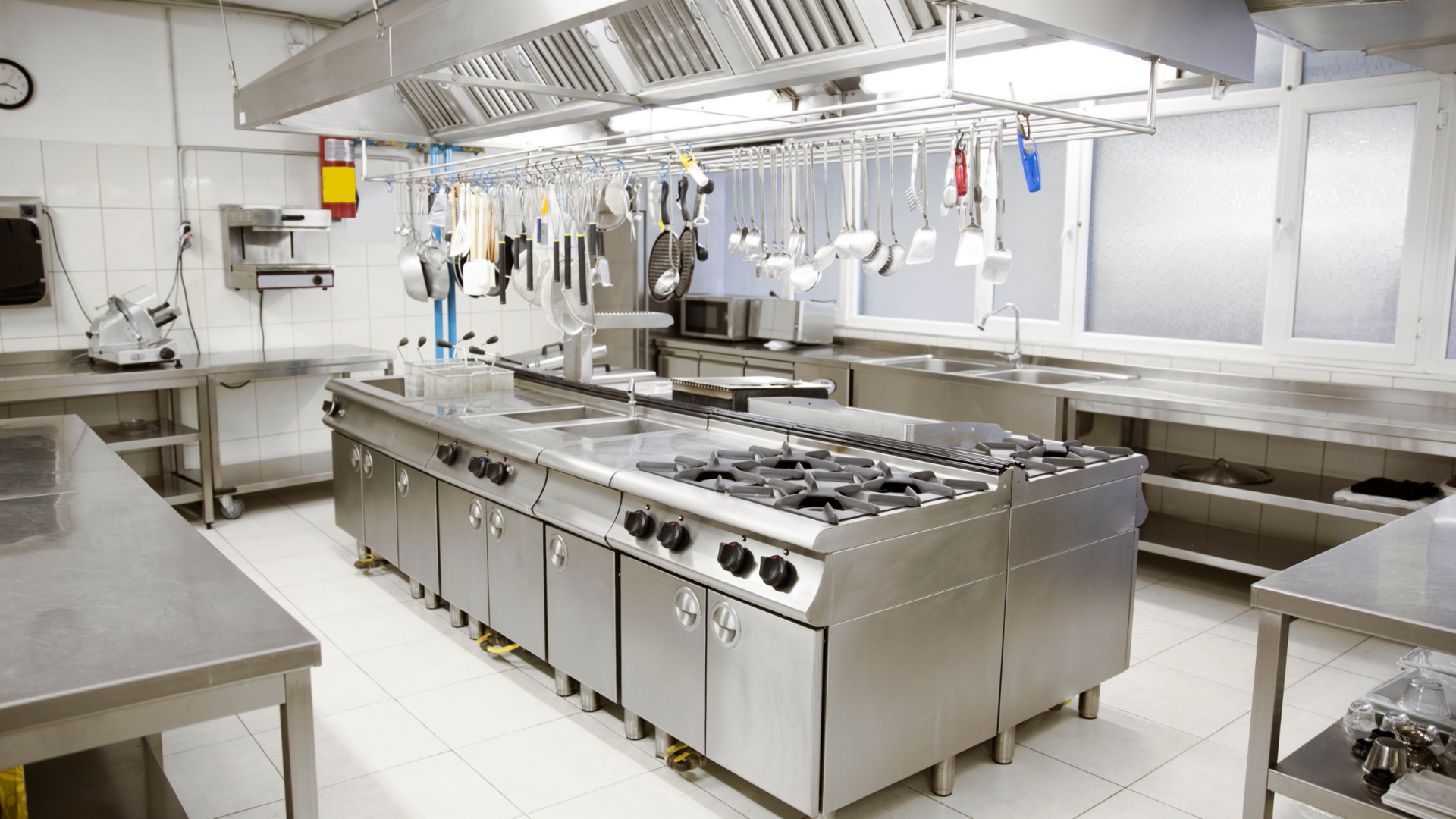 Clean Industrial Kitchen